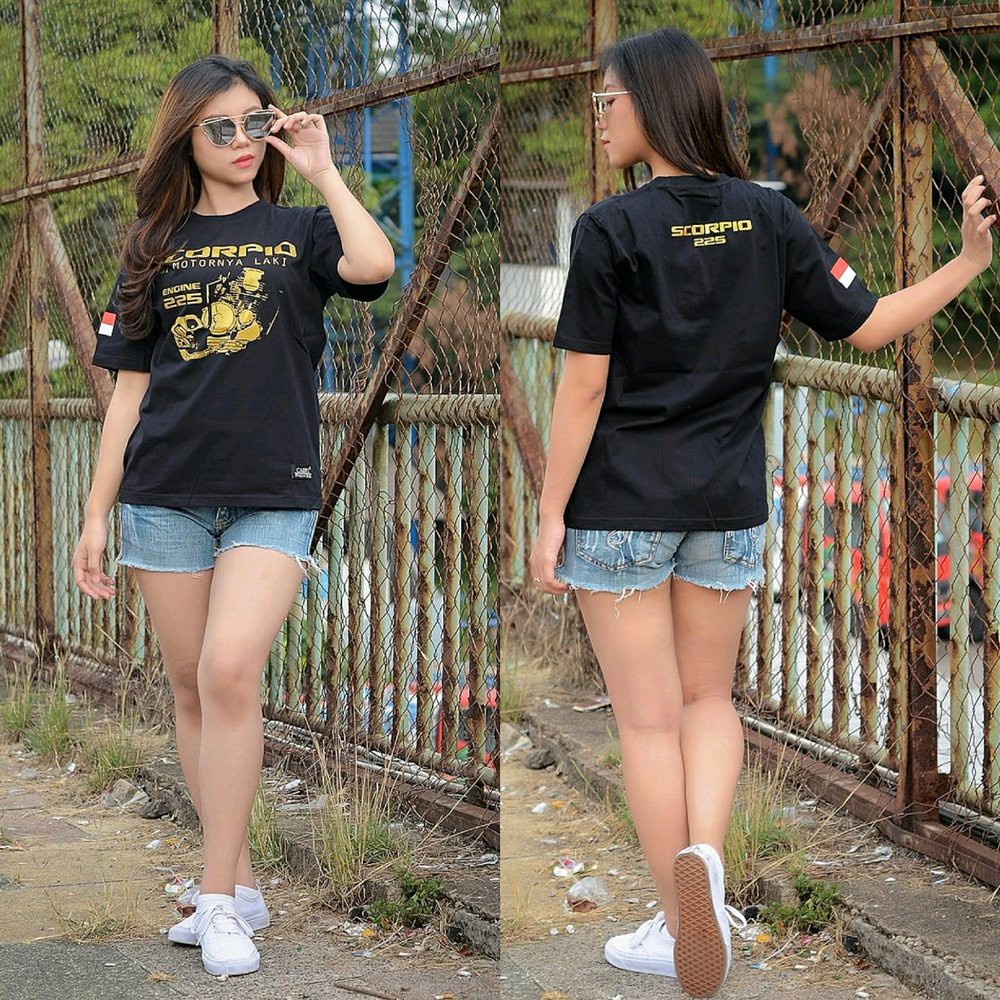 Kaos Yamaha Scorpio Baju Motor Scorpio T-shirt Scorpio Atasan Cowo cewe Tshirt Keren Baju Scorpio Gr