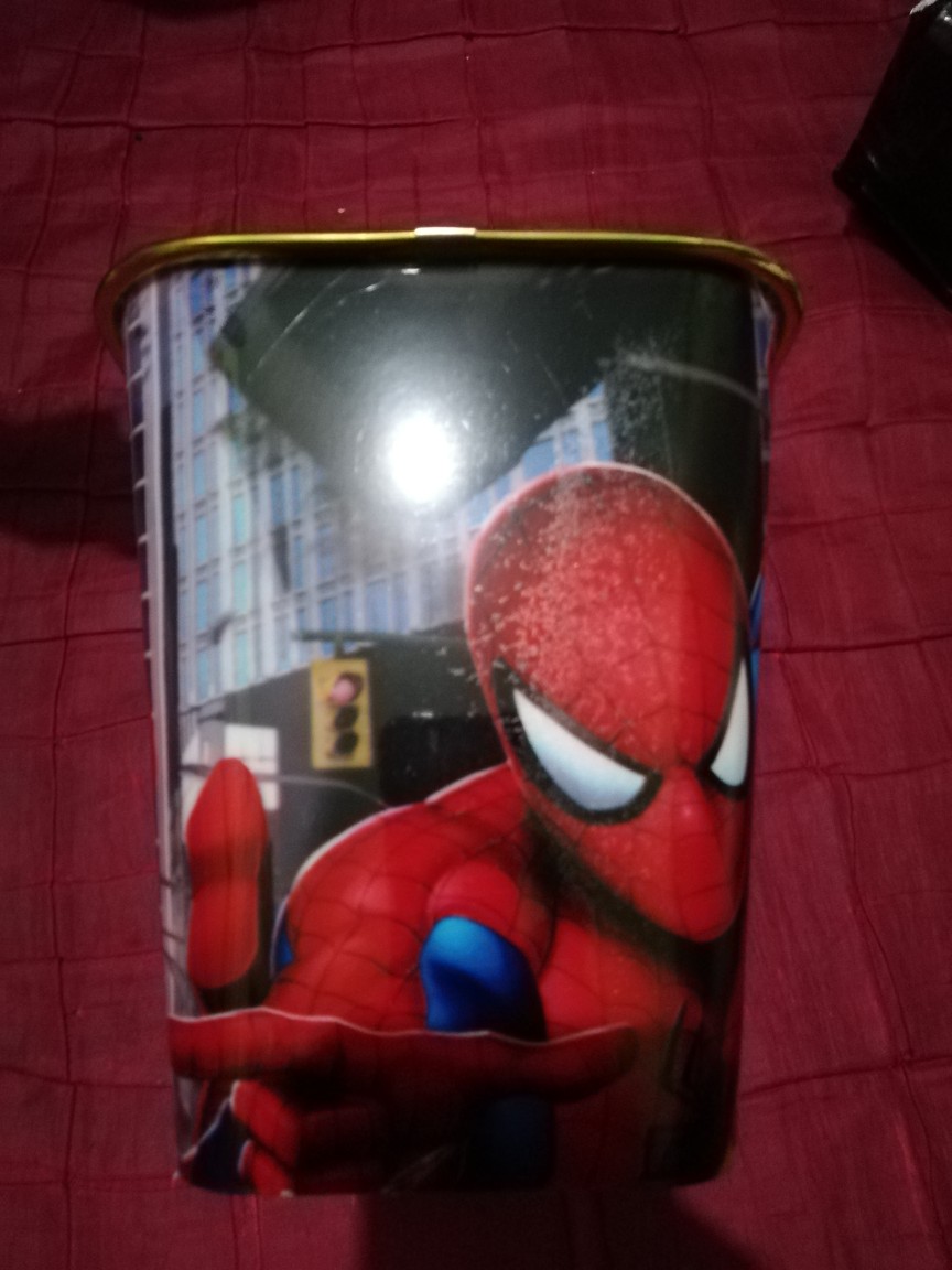 Tempat Sampah Karakter-jual Tempat Sampah Nya Saja-tinggi 18 Cm - 18,5 Cm  - Souvenir Ulang Tahun