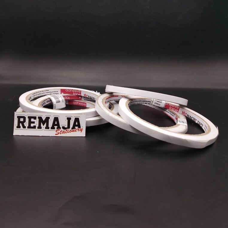 

NACHI double tape / selotip solasi bolak balik 1/4 in (6mm)