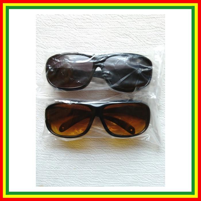 Kacamata Anti Silau Siang Malam Kaca Mata Anti ~ Kacamata Anti Silau Siang/Malam Isi 2