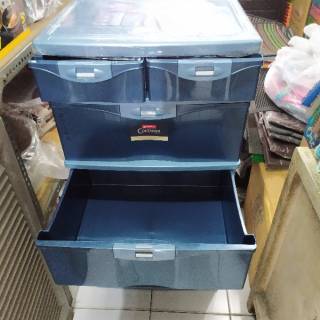  Lemari  Plastik  Lion  Star  susun  4  Plus laci kecil 2 