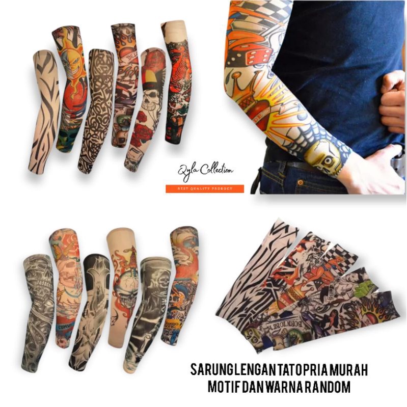 manset tato tangan pria random