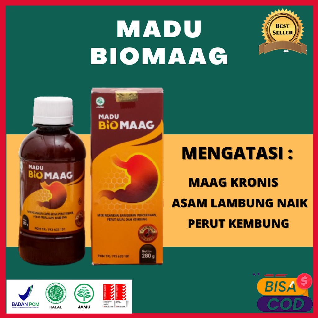 madu biomaag obat asam lambung obat asam lambung kronis obat asam lambung herbal ampuh