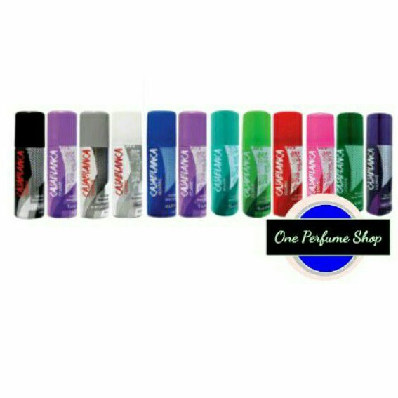 Parfum Casablanca Deodorant Body Spray 65ml Kaleng Kecil Deo