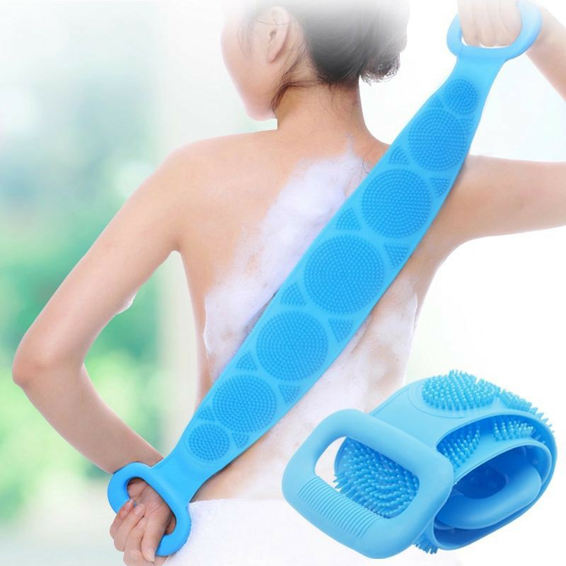 Sabuk Mandi silicone Model Panjang / Belt Shower Scrubber