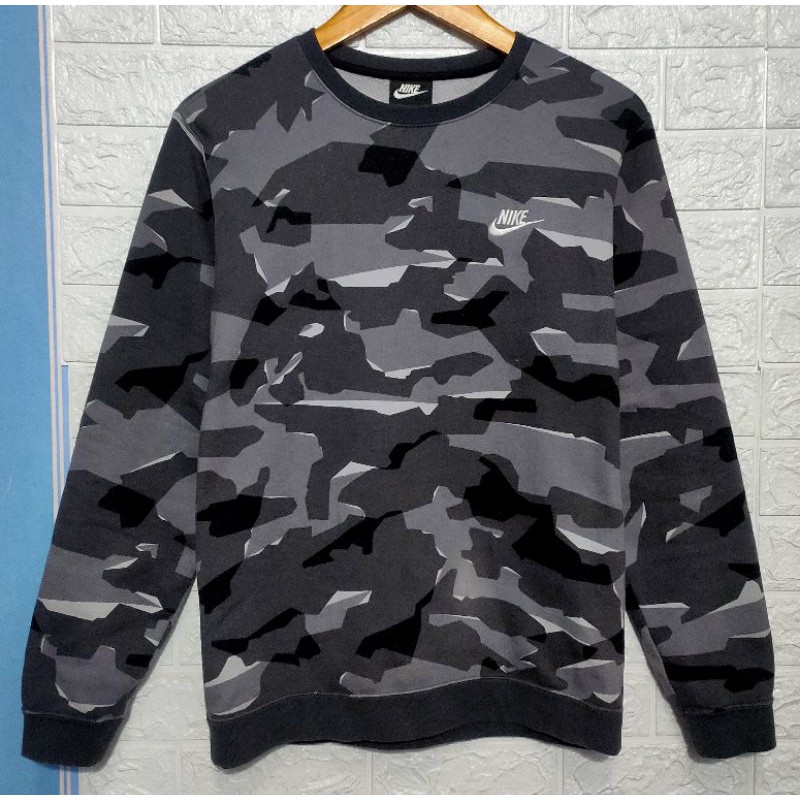 sweater crewneck nike camo second original
