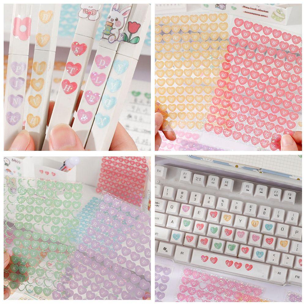 Stiker Nanas Motif Kecil Dekorasi Keyboard Scrapbook DIY Simbol Alfabet