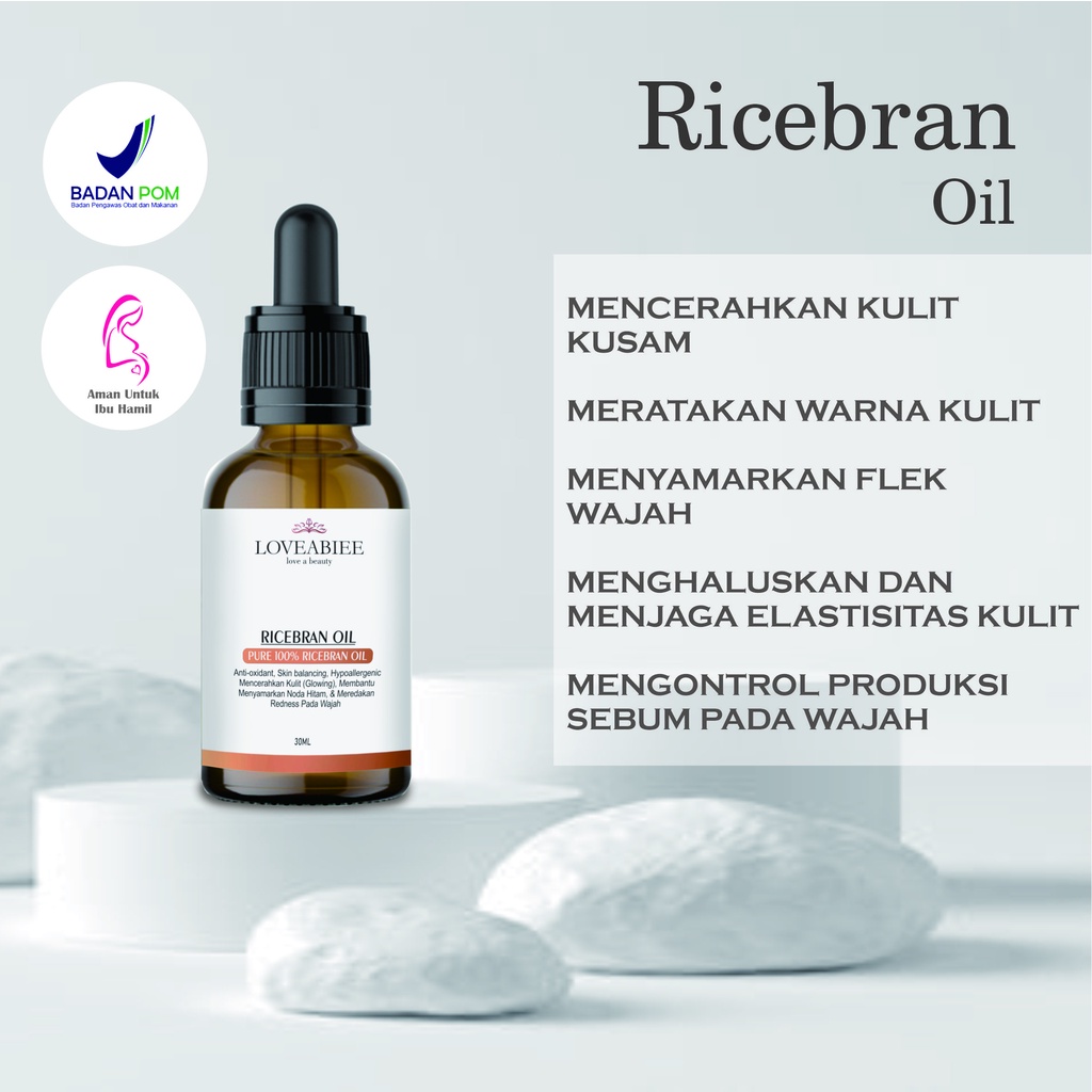 Ricebran oil 30 ML Beli 1 Gratis Ricebran oil 30 ML (Dapat 60ML) Membantu mencerahkan kulit Mengandung Antioksidan untuk mencegah tanda penuaan dini Menghalusan kulit Membantu meratakan warna kulit Merawat kulit berjerawat