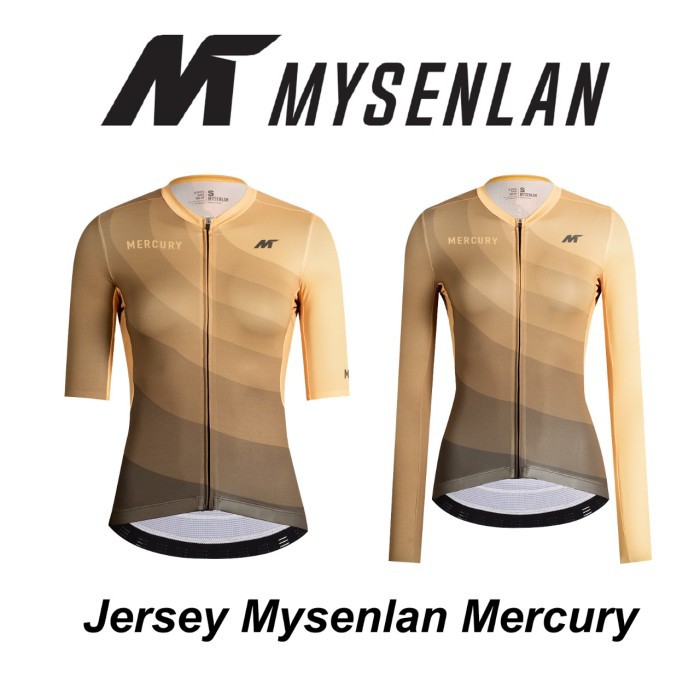 Jersey Mysenlan MERCURY MCQSS001B Yellow Women Short Long Sleeve