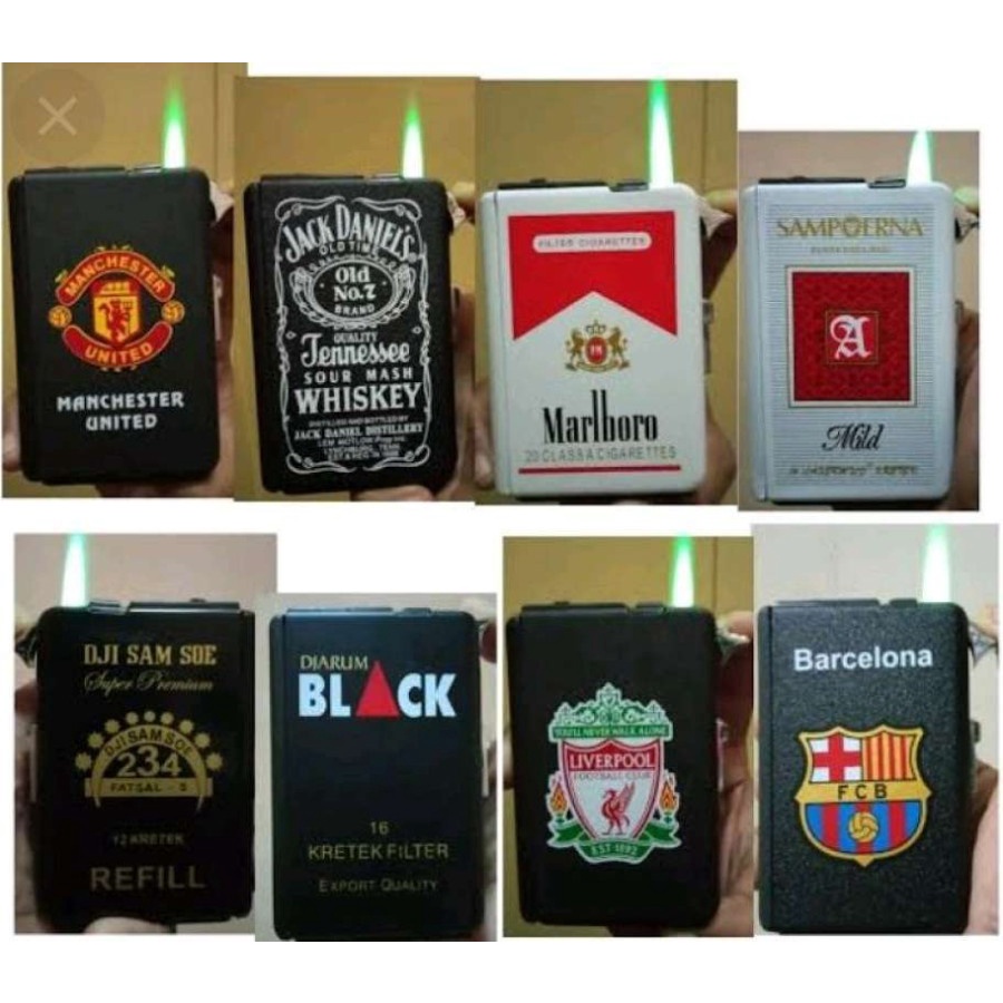 tempat rokok Plus Korek Api Gas gambar Bungkus Rokok