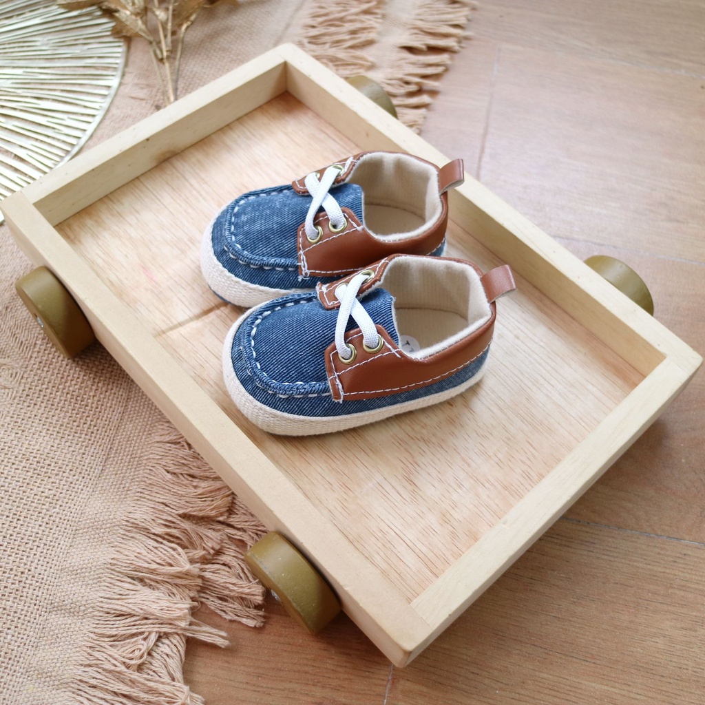 LIU13 Sepatu Bayi Anak anti slip/Baby Prewalker Shoes Belajar Jalan Bayi Pergi Jalan Fashion Casual