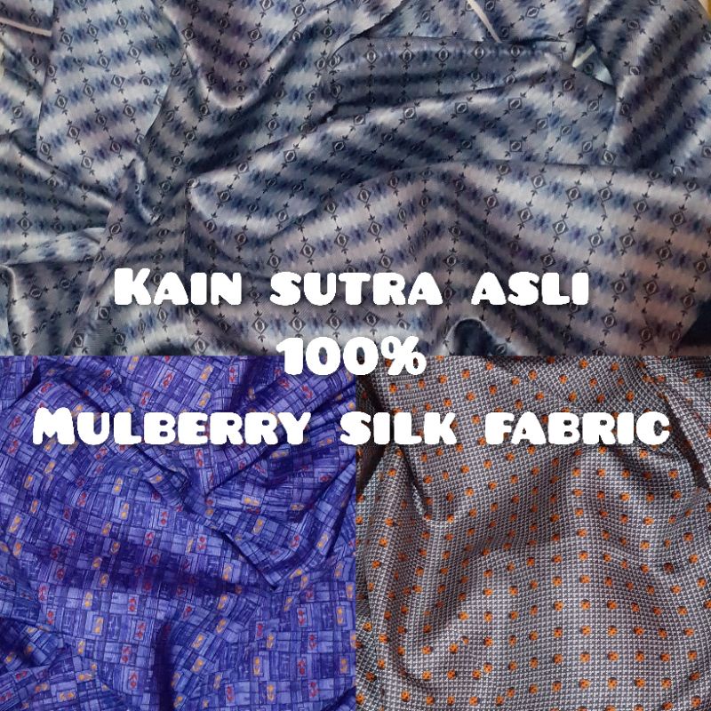 Kain Sutra Asli Kain Sutra Untuk Dasi Mulberry Silk Tie fabric