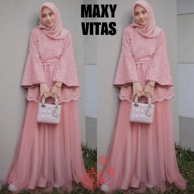 mx vitas/maxi dress cewek/maxi dress hijab/maxi dress panjang/maxi