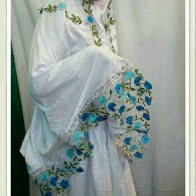 Mukena katun bordier organdy KD 02