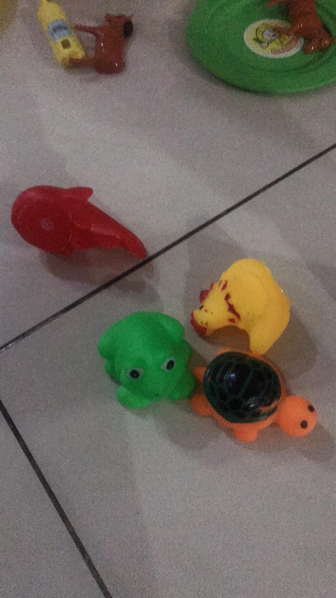 Binatang Campur Vynil 6 Pcs