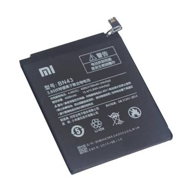 Baterai XiaoMi Redmi Note 4x BN 43 Original Batre Batrei Xiaomi BN 43 Xiao Mi Battery ORIGINAL