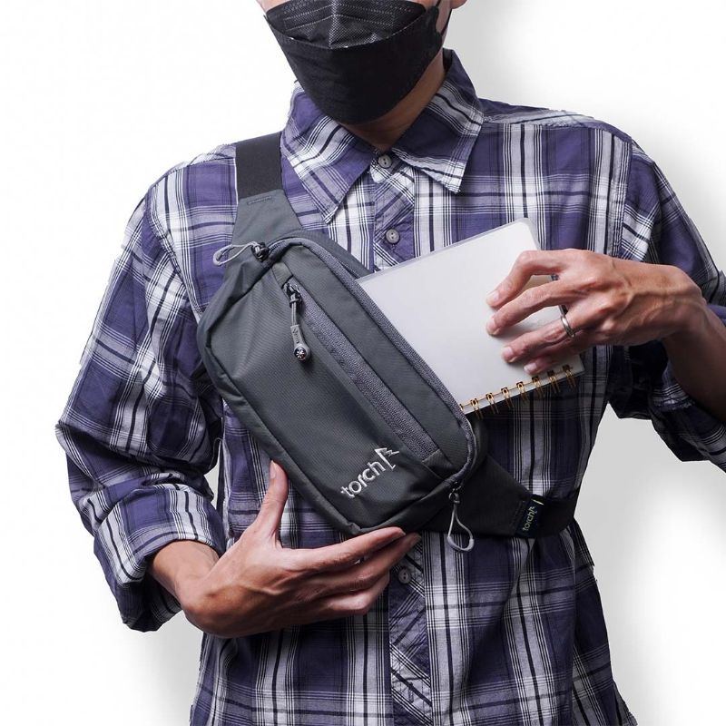 Tas Waistbag Torch Original Sokcho Grey
