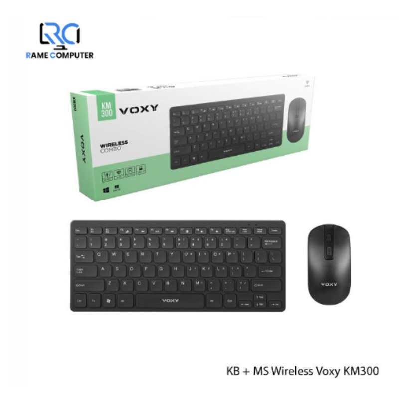 KEYBOARD MOUSE WIRELESS VOXY KM300