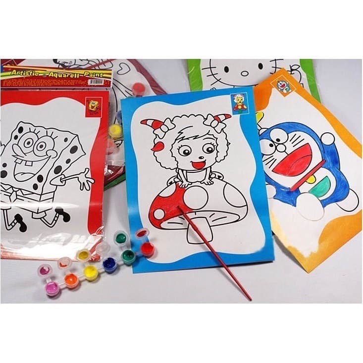 Mewarnai Cat Air Jumbo / Karajinan Tangan