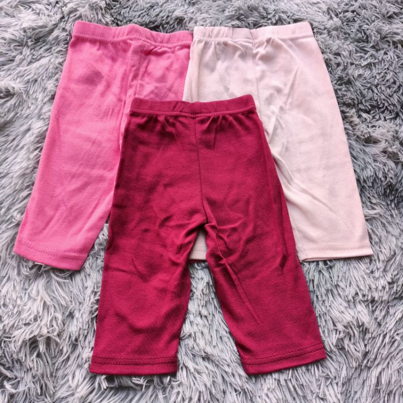 LEGGING BAYI 3IN1 BABY BOY &amp; GIRL BANYAK WARNA