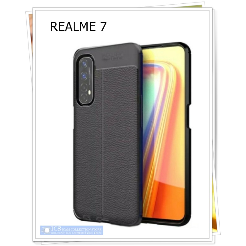 Case Realme 7 AutoFocus Carbon Silikon