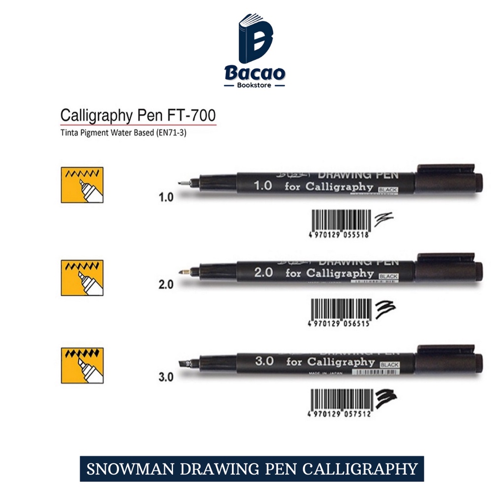 

Snowman Drawing Pen For Calligraphy - Snowman HARGA SATUAN