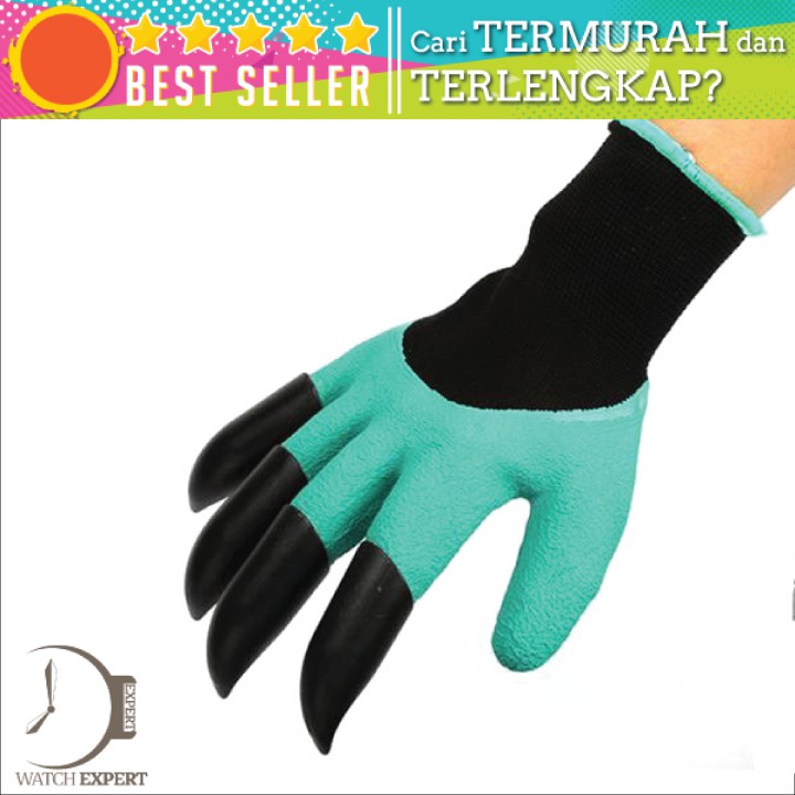 Bisa COD Peralatan Kebun Sarung Tangan Berkebun Antislip Spandex - CZ-0146 - Green