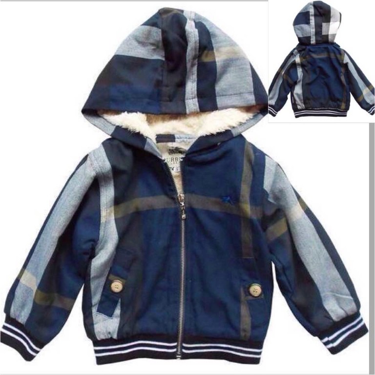 Jaket Anak Cowok Burberry Navy Blue LB536