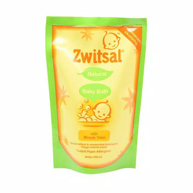 Zwitsal Natural Baby Bath With Minyak Telon 250 ml