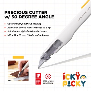 [ickypicky] SDI Ingenuity Pisau Pemotong Presisi & Multifungsi dengan Sudut Bilah 30 Derajat (9 mm) No. 0443C | Precision Cutter w/ 30 Degree Angle