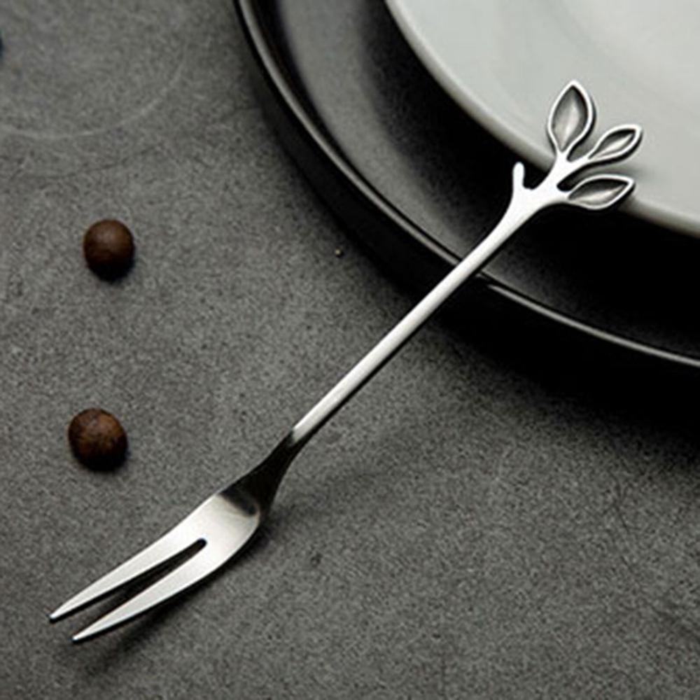 [Elegan] Sendok Kopi Mini Nordic Dessert Tool Bar Perlengkapan Dapur Garpu Rumah