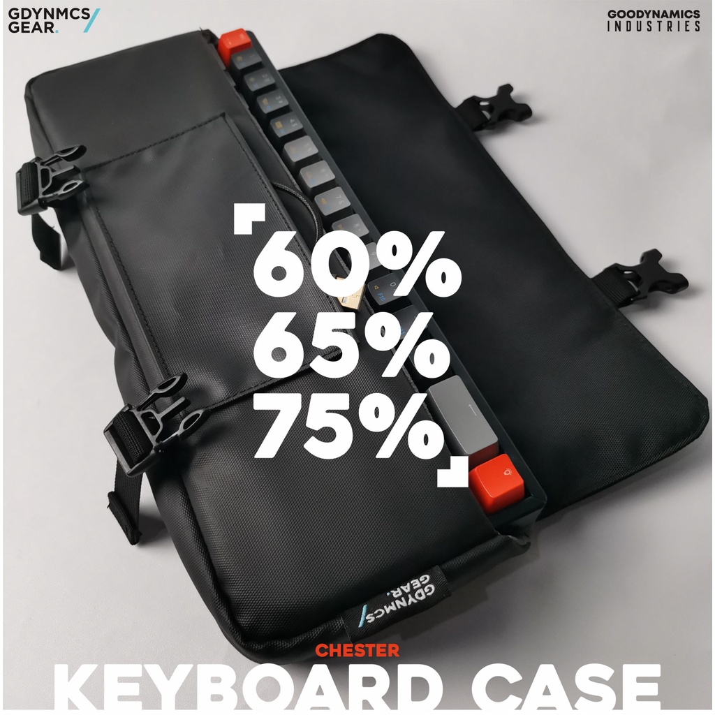 CHESTER keyboard case | GDYNMCS GEAR tas keyboard 60% 65% 75% keychron K6 travel case