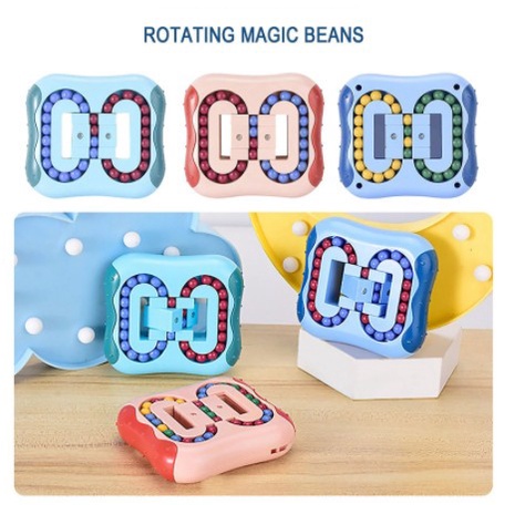 Rotating Magic Beans Fidget Toy Viral Tiktok ADHD AUTISM Puzzle Cube