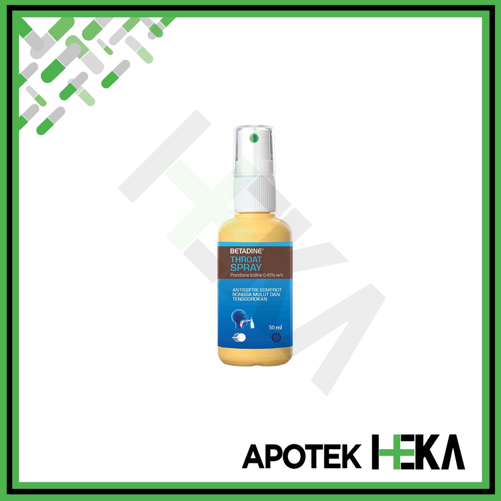 Betadine Throat Spray 50 ml - Radang Tenggorokan (SEMARANG)