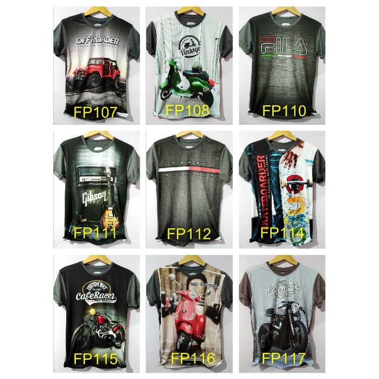 GROSIR Kaos 3D Full Print Thailand