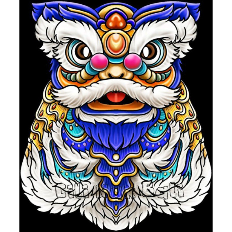 Layangan Bali Murah Barongsai Imlek 1meter Shopee Indonesia