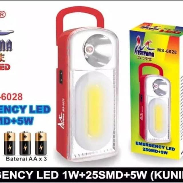 Lampu Emergency + Cahaya Kuning MITSUYAMA MS-6028