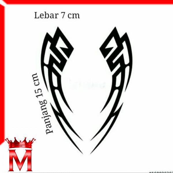 Termurah Stiker Tribal Garis Keren Termurah Harga Untuk 2pcs Masterindo Shopee Indonesia