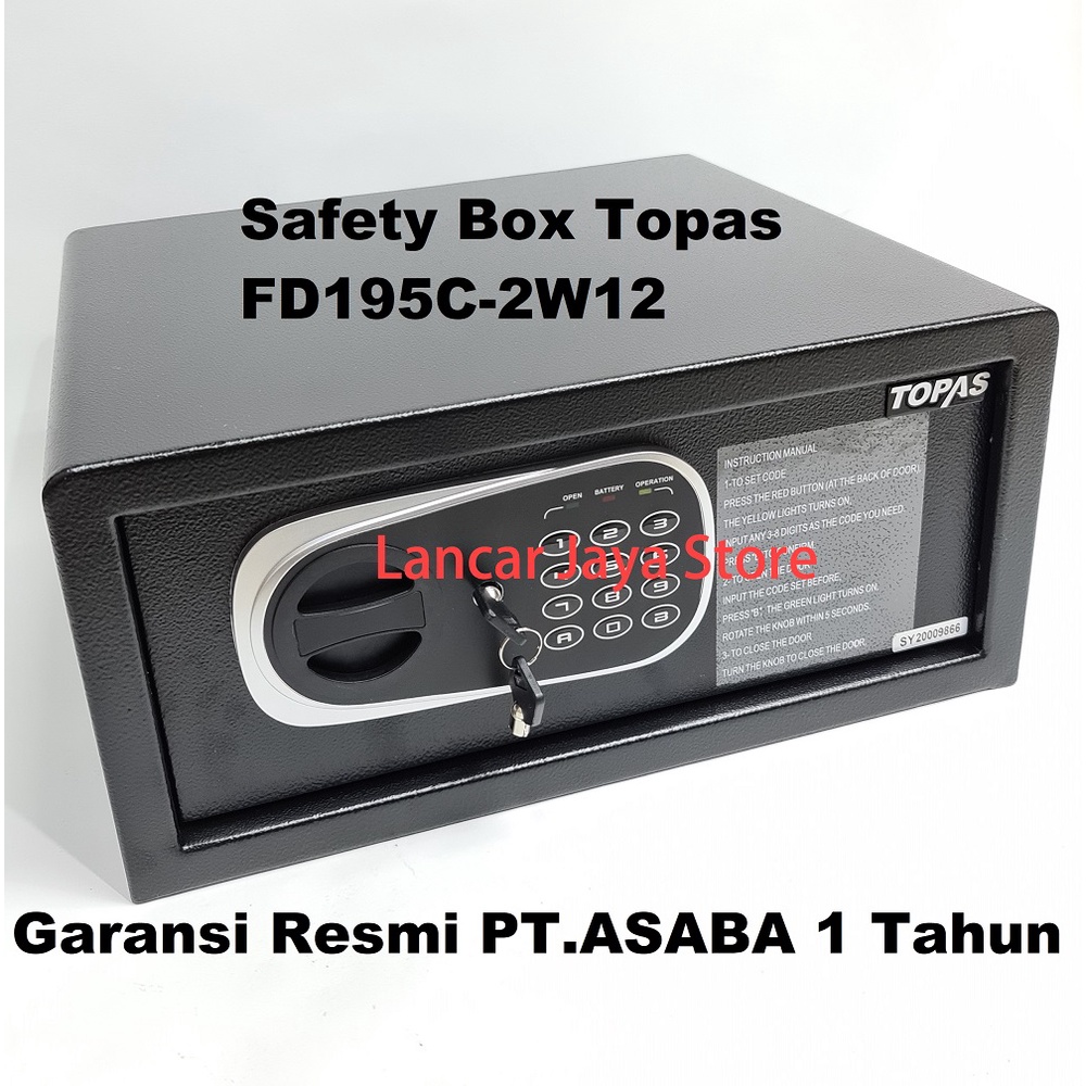 Brankas Digital Topas FD195C Deposite Box/Safety Box Topas FD195C