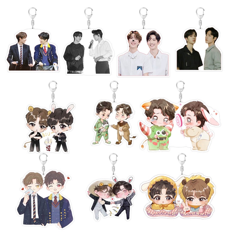 CHEN QING LING Wei WuXian Lan WangJi Xiao Zhan Wang Yibo Transparent Acrylic Keychain THE UNTAMED Key Ring Key Chain Pendants|Key Chains