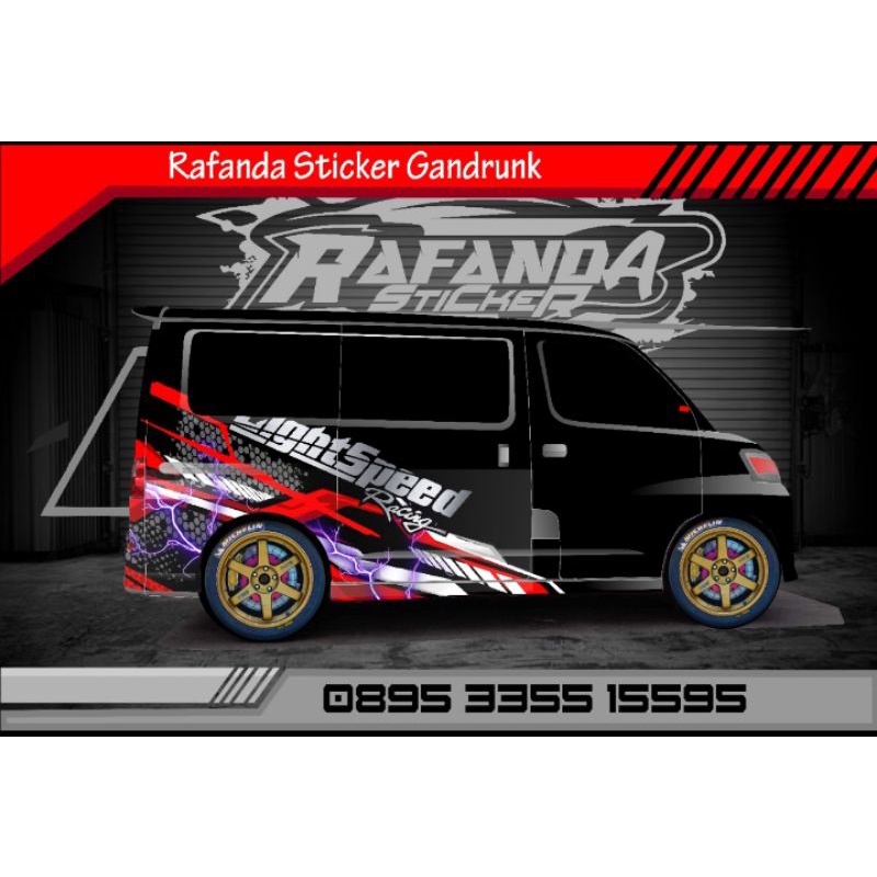 stiker decal luxio,grandmax Apv