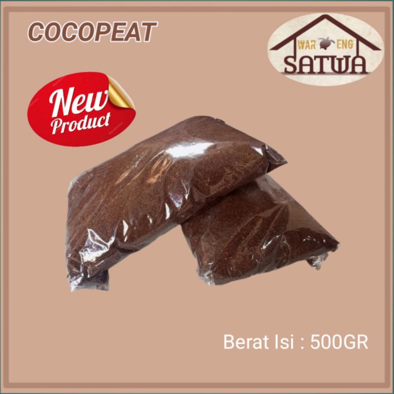 [500GR] Cocopeat alas kandang substrat kelomang crocodile skink tarantula kalajengking pacman gecko kelabang insecta ular
