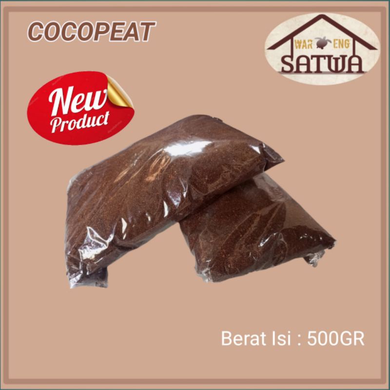 [WS12] Cocopeat / cocopit halus alas kandang substrat insecta kalajengking tarantula kelomang 500gr