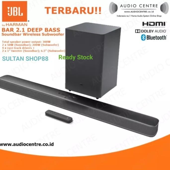 &<&<&<&] JBL Soundbar BAR 2.1 Deep Bass Soundbar Surround Wireless Subwoofer