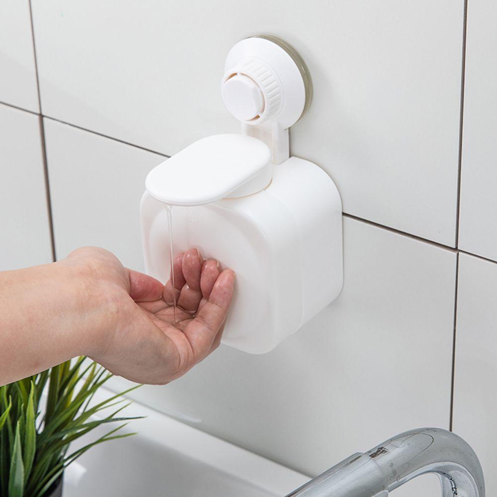 【 ELEGANT 】 Dispenser Sabun Anti Air ABS Waterproof Suction Cup Organizer