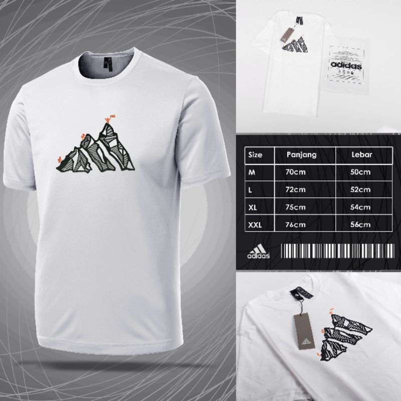 TEES ADIDAS TERREX (WHITE),kaos casual