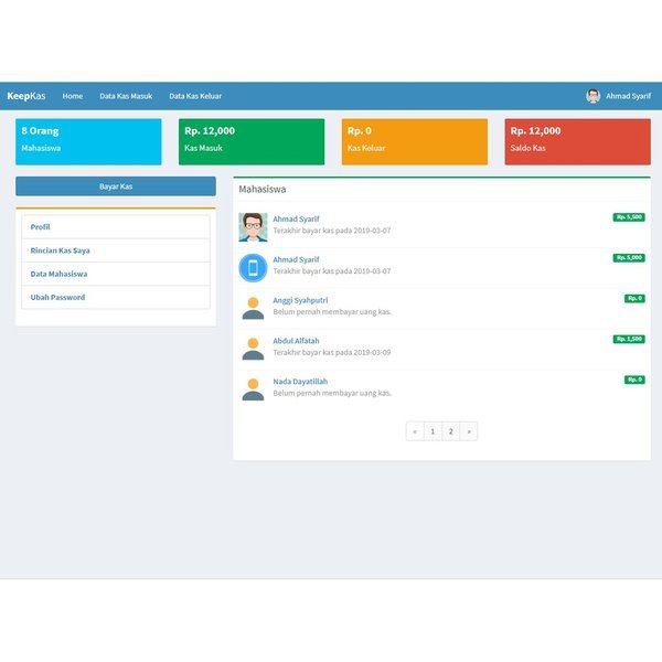 Aplikasi Sistem Pengelolaan Uang Kas online berbasis web