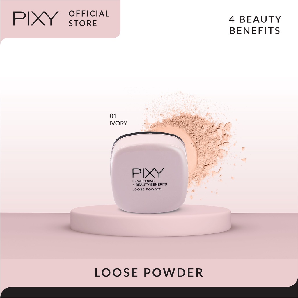 PIXY Loose Powder UV Whitening SPF15 12gr