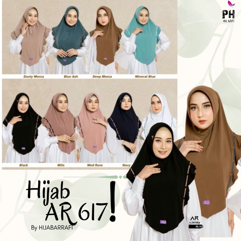 HIJAB ARRAFI 2022 ORI ✅ READY STOK HIJAB JILBAB AR 617 ARRAFI TERBARU ORI