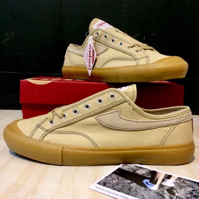  SEPATU  COMPASS  LOW CUT CAPPUCINO  Shopee Indonesia